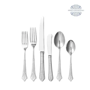 Empire Stainless Collection Flatware in white background