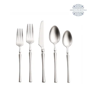 Irene Silver Collection Flatware in white background