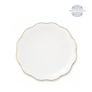 Monte Carlo Gold Rim 6inch in white background