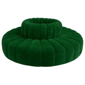 Round Green Modular Sofa