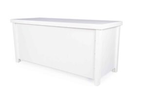 7' White Buffet