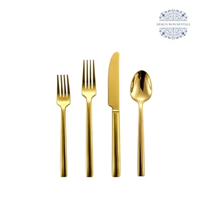 juliette collection flatware in white background